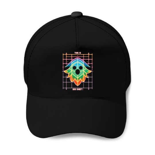 THIS IS BOO SHEET!, neon colors Baseball Caps