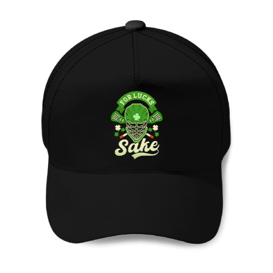 Lacrosse St. Patricks Day For Lucks Sake Baseball Caps