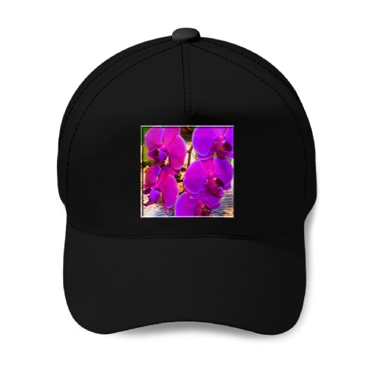 Orchid 4 Baseball Caps