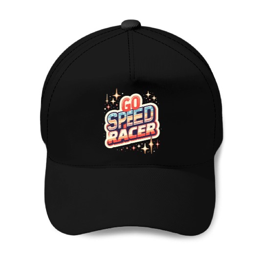 Go speed racer Baseball Caps