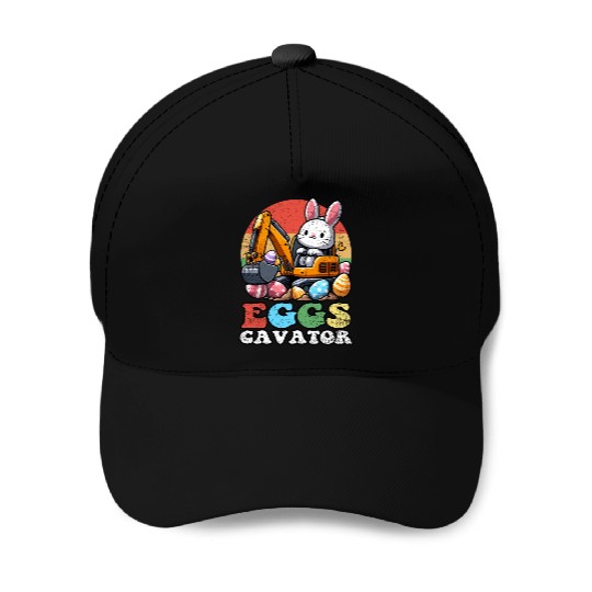 EGGSCAVATOR EASTER Baseball Caps
