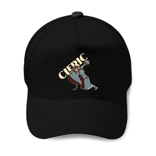 Retro Elf Cleric Baseball Caps