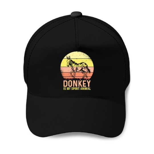 Vintage Donkey Farmer Baseball Caps