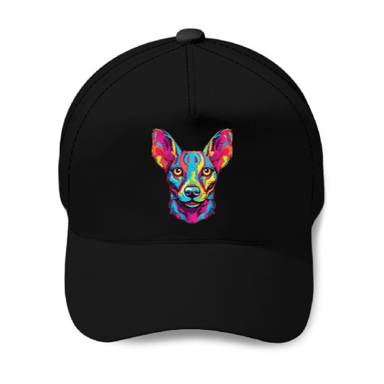 Watercolor Colorful Peruvian Inca Orchid Baseball Caps