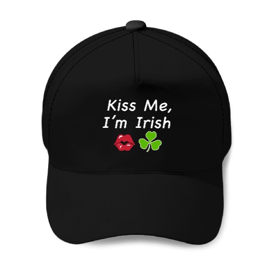 St Patricks Kiss Me I'm Irish Trendy Baby Baseball Caps, Y2k