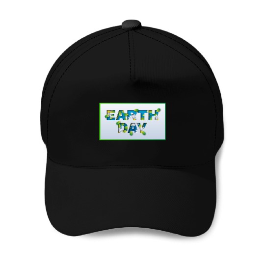 Earth day Baseball Caps