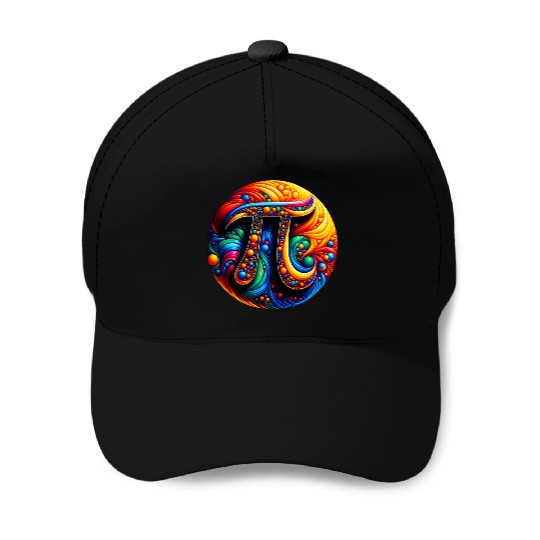 Pi Day Nerd Geek Love Math Pi Symbol Kids Men Baseball Caps