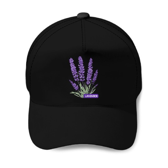 Lavender - Pot Label Baseball Caps