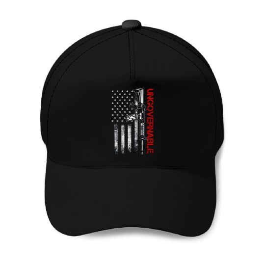 Ungovernable Become Ungovernable American USA FLag Baseball Caps