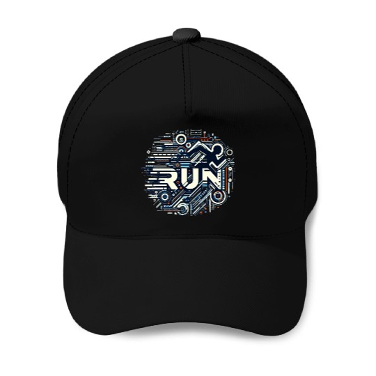 running Baseball Caps