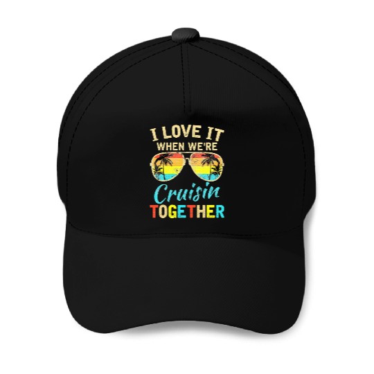 Cruise Ship Vacation Friends Buddies Couples Baseball Caps
