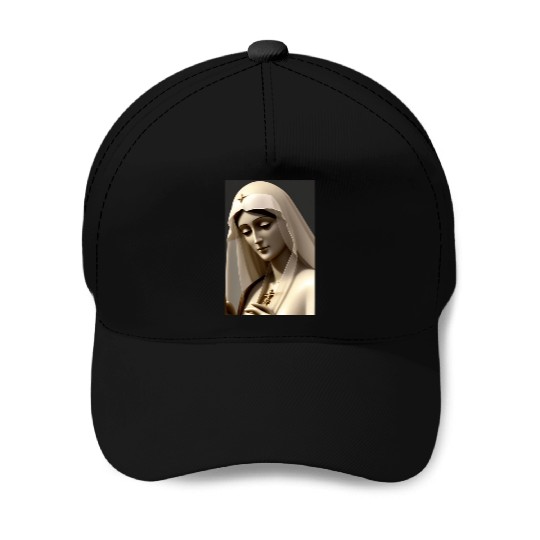 Virgin Mary Baseball Caps