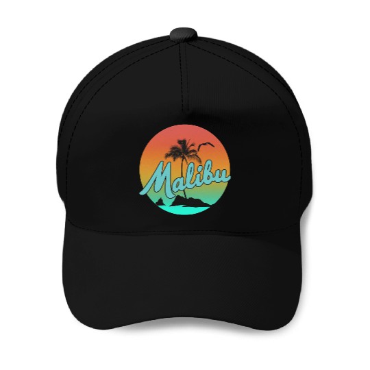 Malibu blue Baseball Caps
