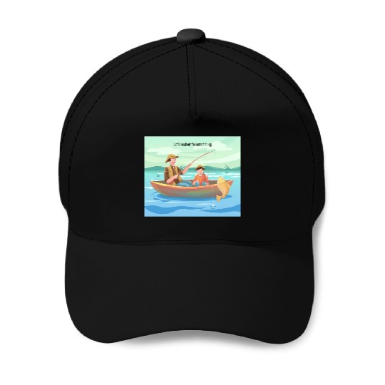 Fishing Adventure Design Baseball Caps