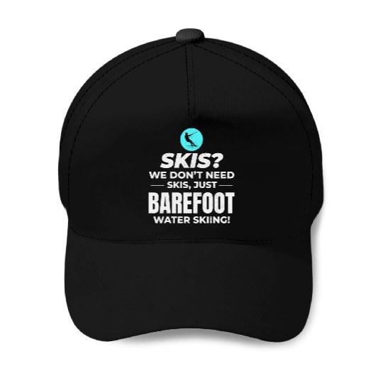 Barefoot Water Skiing Extreme Sports Barefooting Baseball Caps