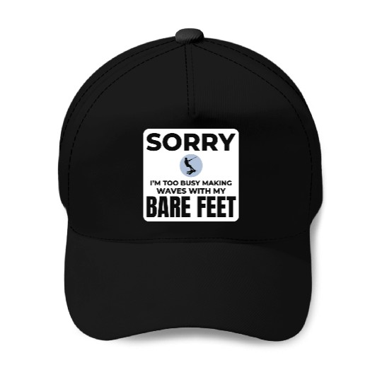 Barefoot Water Skiing Extreme Sports Barefooting Baseball Caps