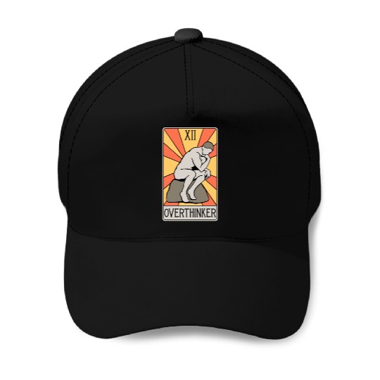 Overthinker Tarot Card - Introvert - Anxiety Baseball Caps