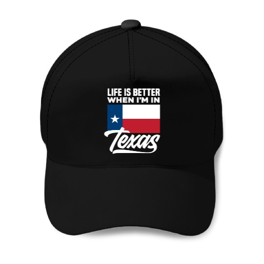 Texas Life Baseball Caps