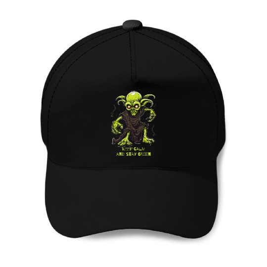 Keep Calm and Stay Green Goblin Baseball Caps