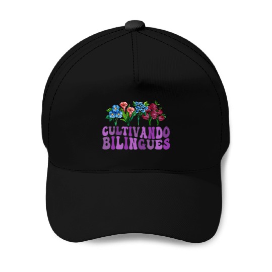 Cultivando Bilingües Spanish Teacher Baseball Caps