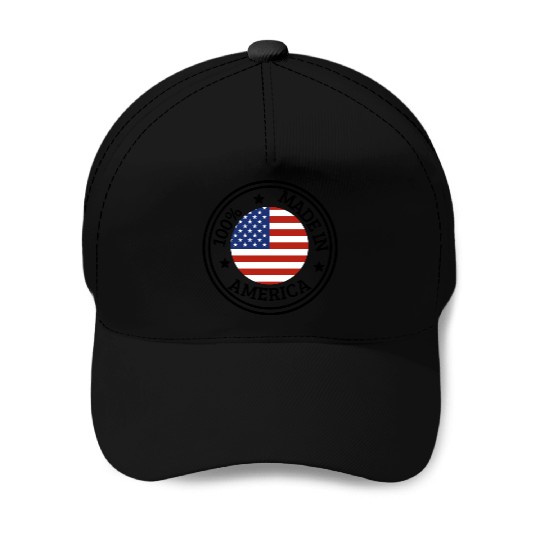 USA Made in America Baseball Caps