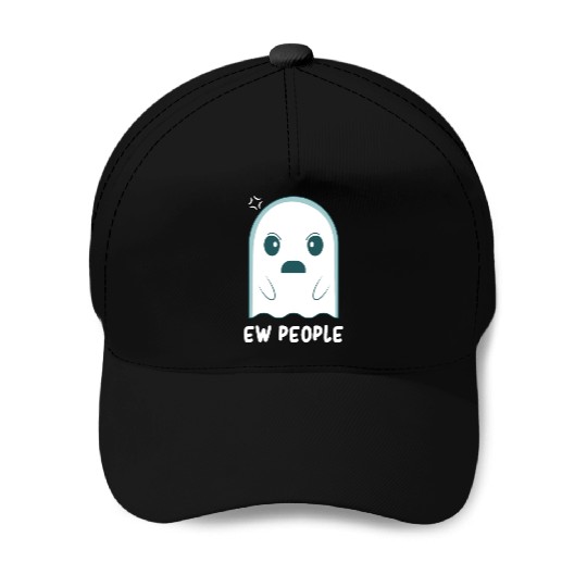 Ghost - Cute Ghost - Funny Ghost - Halloween Ghost Baseball Caps