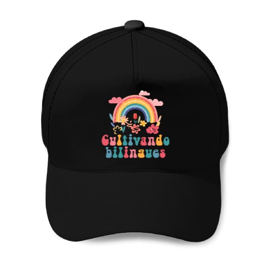 Cultivando Bilingües Spanish Teacher Baseball Caps