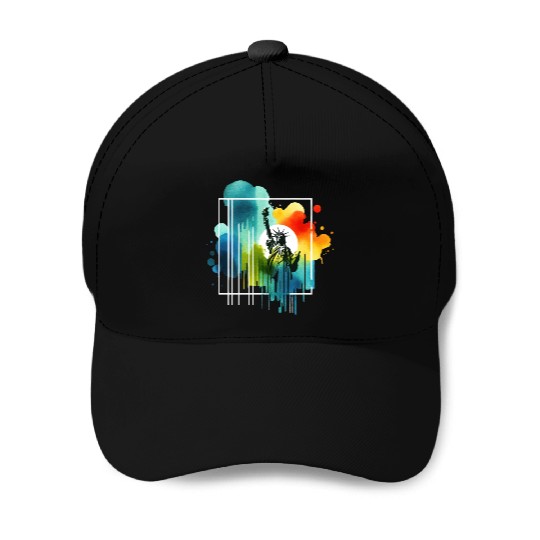 Liberty's Colorful Aura Baseball Caps