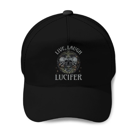Live Love Lucifer Goth Festival Death Metal Baseball Caps