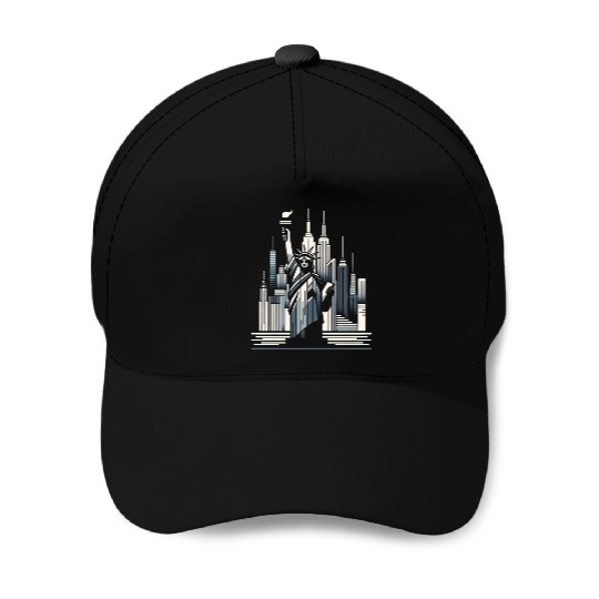 Statue of Liberty Embrace Baseball Caps
