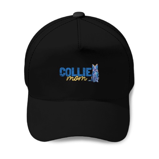 Unique Border Collie Design For Dog Lovers Baseball Caps