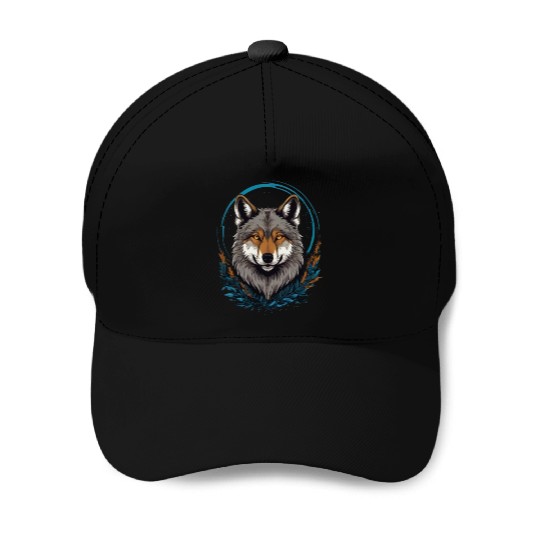Flag Wolves July Howling Wolf Baseball Caps