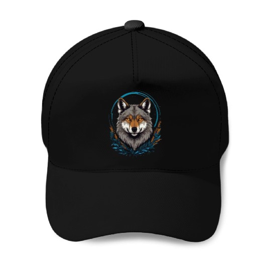 Flag Wolves July Howling Wolf Baseball Caps