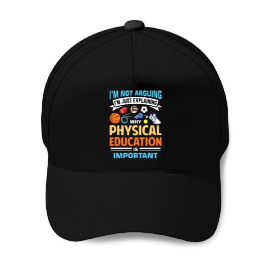 Inspiring Physical Education Teacher Design for PE Baseball Caps