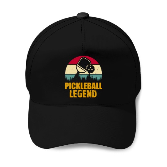 Pickleball legend Baseball Caps