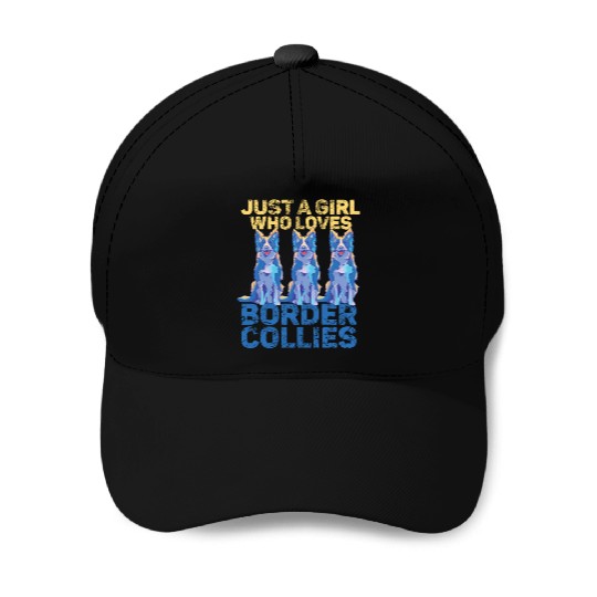 Border Collie Mom and Dad Unique Design Baseball Caps