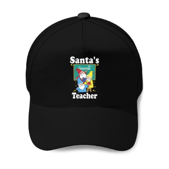 Christmas Elfs Gnomes Santas Teacher Baseball Caps