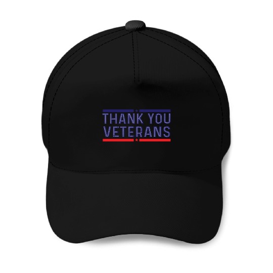THANK YOU VETERANS Baseball Caps