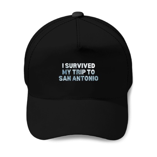 My Trip Traveler Vacation San Antonio Baseball Caps