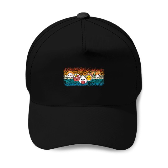 Japanese Food Lover Sushi Couple For Men Women R Baseball Caps