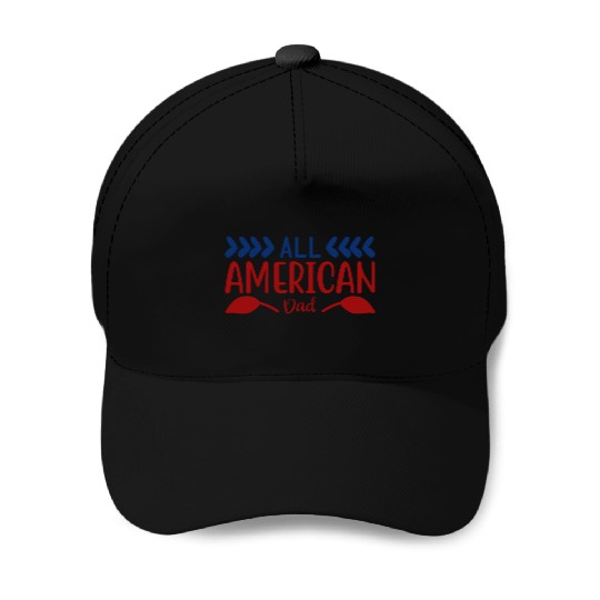 All American Dad Baseball Caps