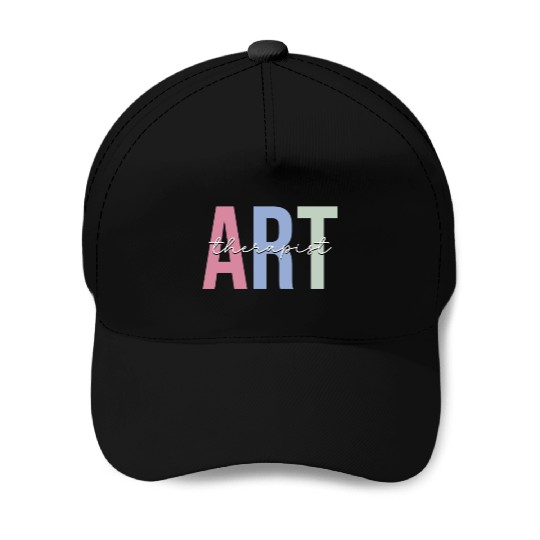 Art Therapy Art Teacher Baseball Caps