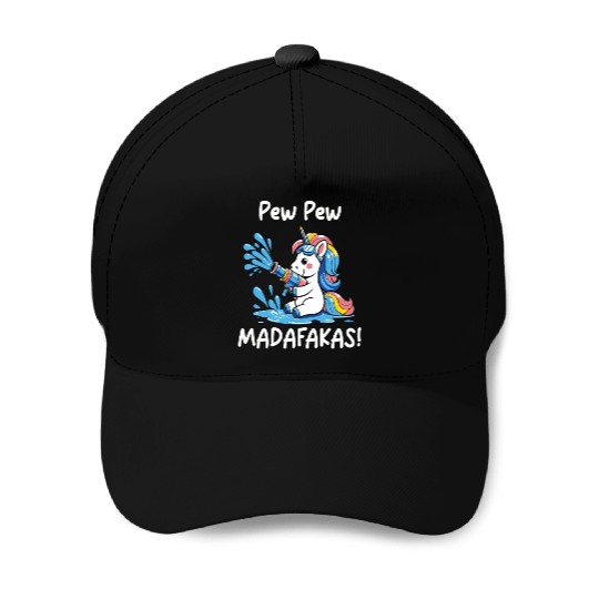 Funny | Hilarious Gift Idea | Pew Pew Madafakas Baseball Caps