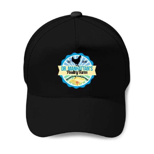 Dr Manhattan Poultry Farm Baseball Caps