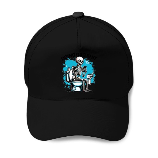 DOING DAD SHIT , funny Father's day quote Baseball Caps