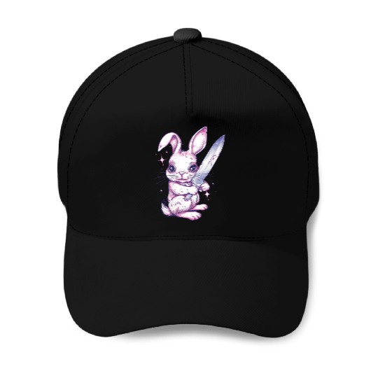 Blade Bunny Baseball Caps