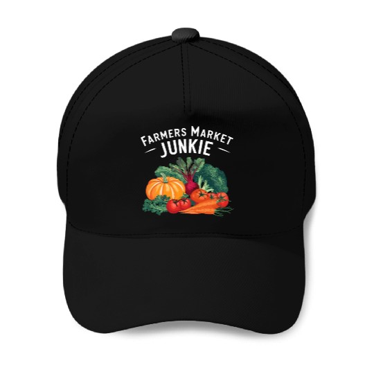 Farmers Market Farmer Agriculture Farming Food Baseball Caps