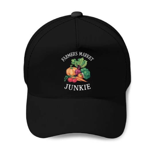 Farmers Market Farmer Agriculture Farming Food Baseball Caps