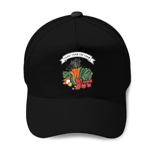 Farmers Market Farmer Agriculture Farming Food Baseball Caps
