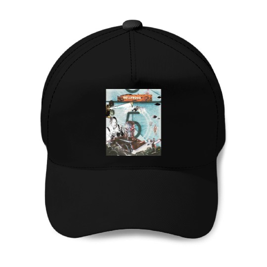 lights camera hollywood Baseball Caps